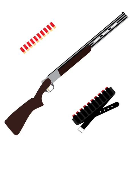 Fusil de chasse — Image vectorielle