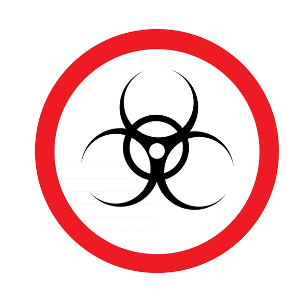 Biohazard işareti — Stok Vektör