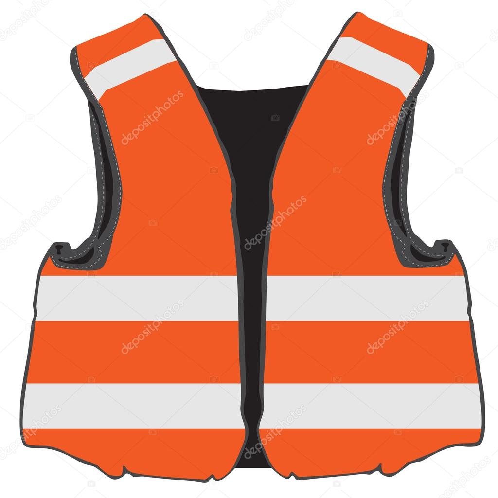 Orange safety vest
