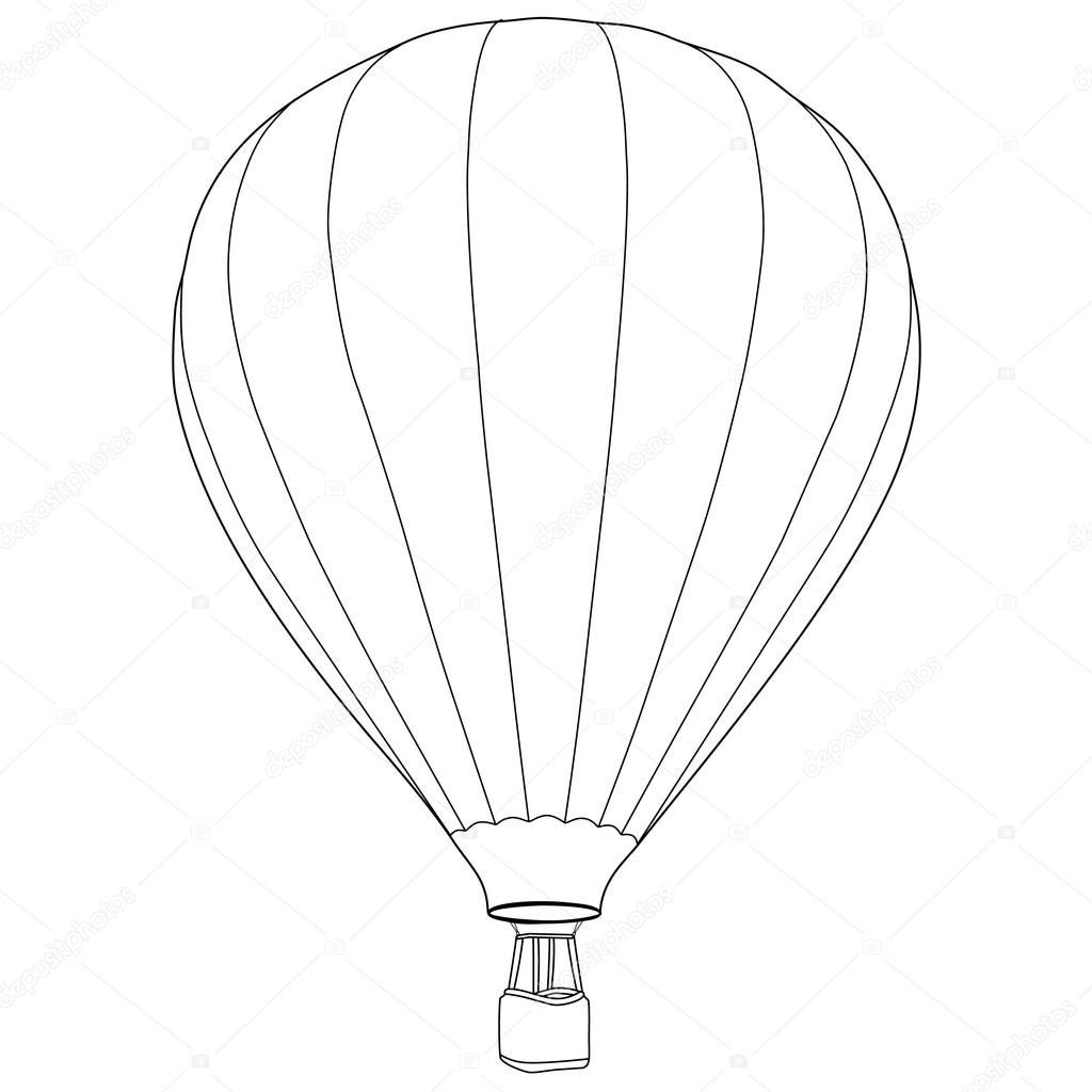 Vektorgrafiken Luftballon Umriss Vektor Vektorbilder Luftballon Umriss Vektor Depositphotos