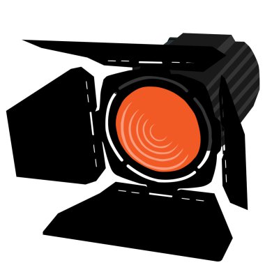 Turuncu spot ışığı