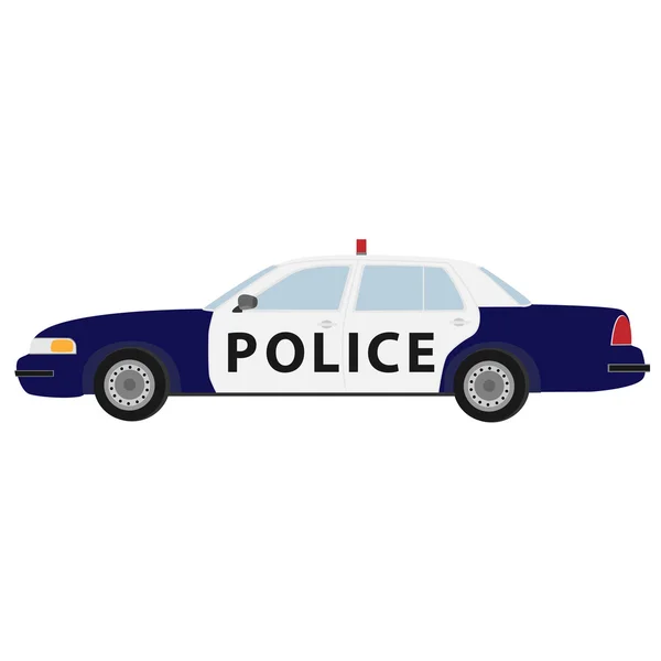 Coche de policía — Vector de stock