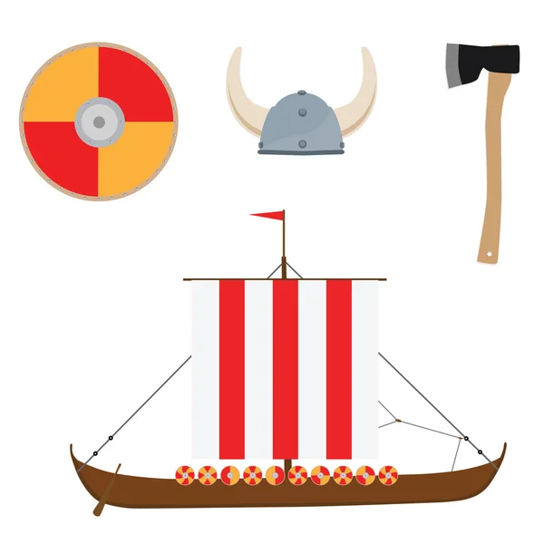 Conjunto vikingo — Vector de stock