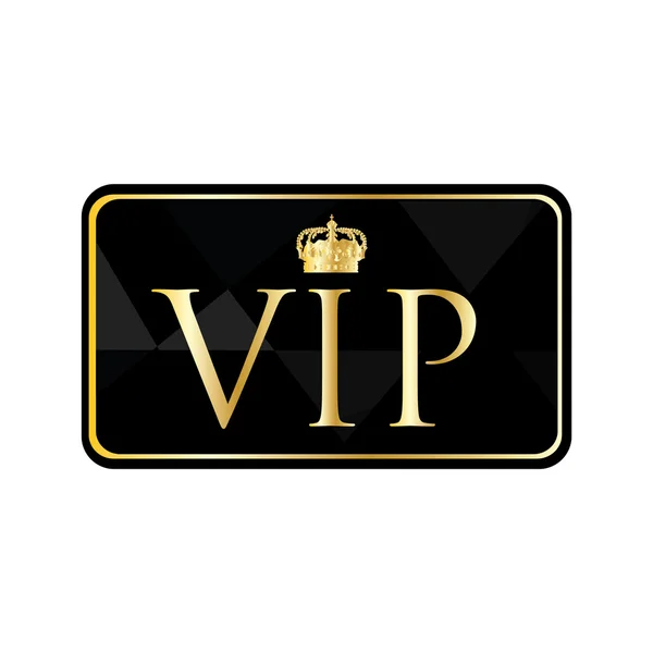 Pase vip dorado — Vector de stock