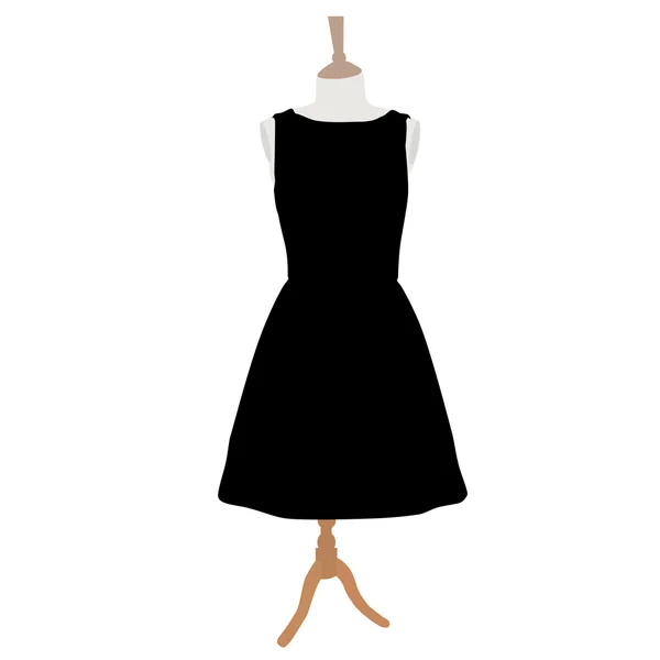 Μαύρο φόρεμα — Διανυσματικό Αρχείο