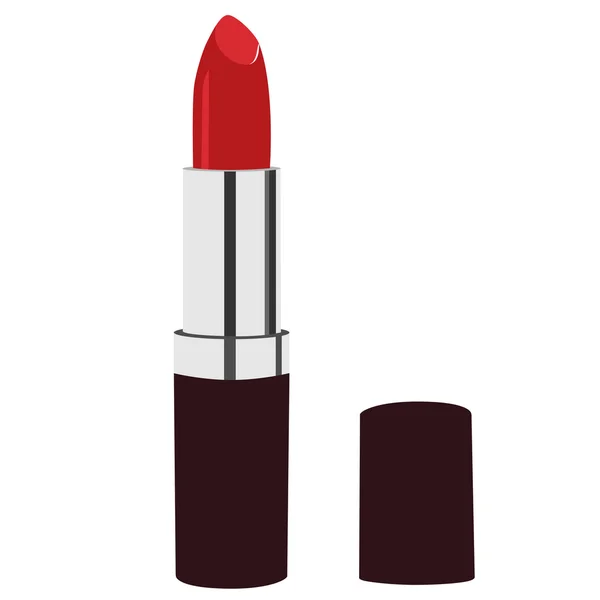 Lápiz labial rojo — Vector de stock