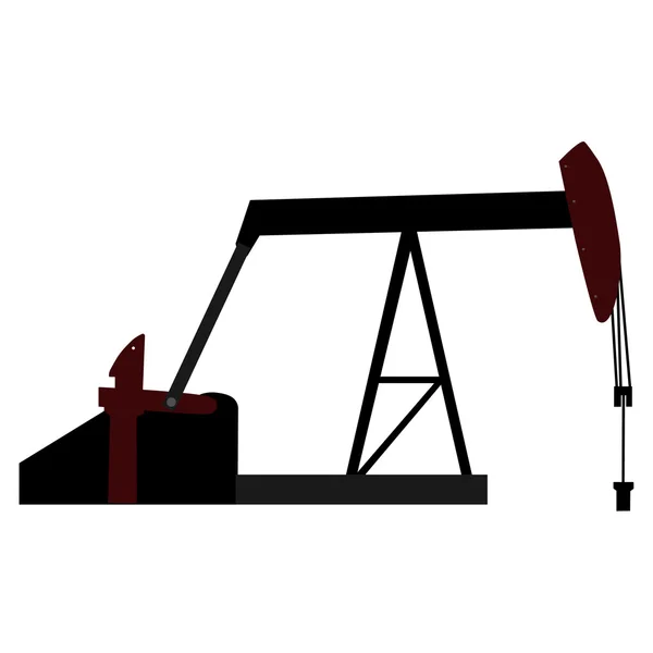 Bomba de óleo — Vetor de Stock