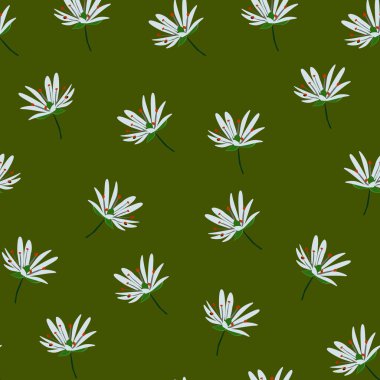 Çiçek yeşil arka plan beyaz 