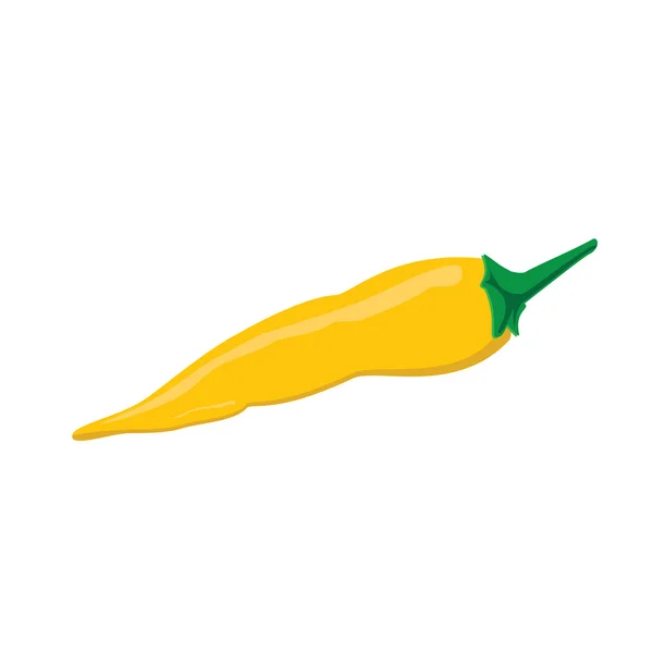 Gele Chili peper — Stockvector