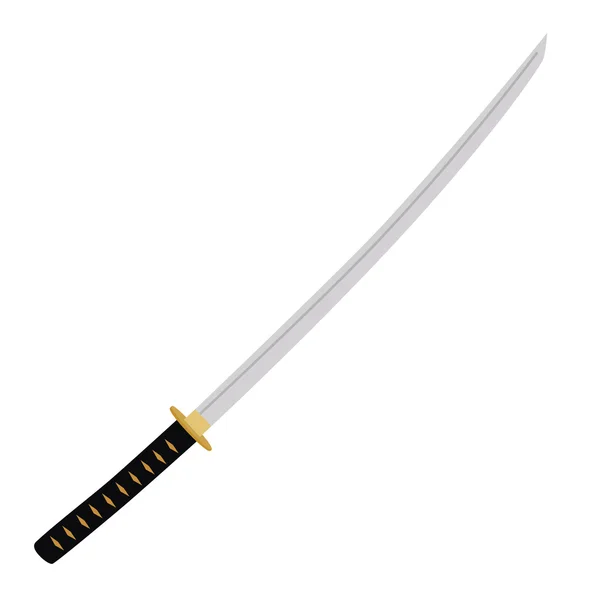 Espada Katana — Vector de stock