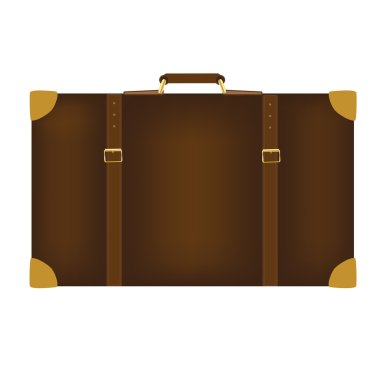 kahverengi seyahat çantası