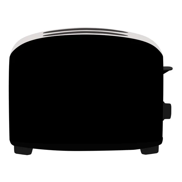黑色的烤面包机 — 图库矢量图片