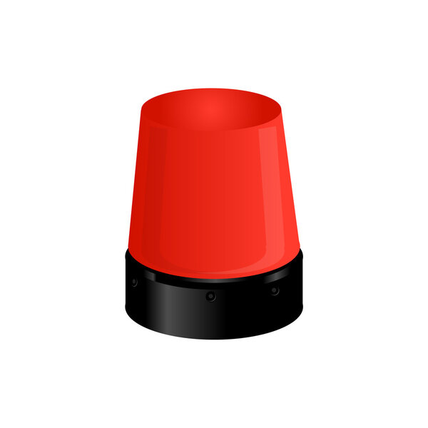 Red police light