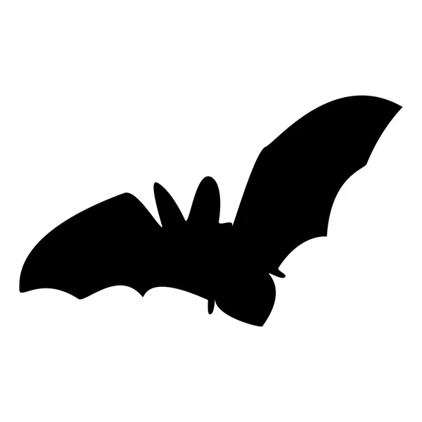 Silhueta de morcego — Vetor de Stock