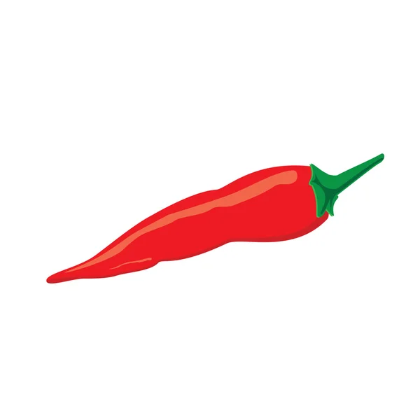 Rode chili peper — Stockvector