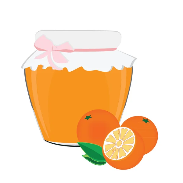 橙果酱 — 图库矢量图片