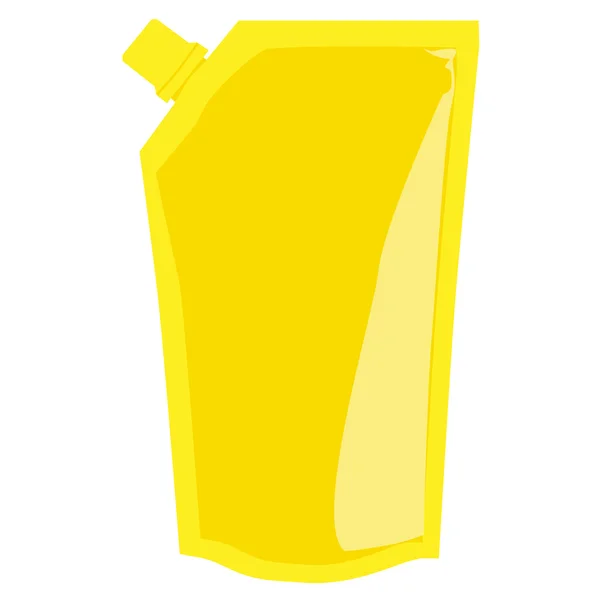 Forfait sauce jaune — Image vectorielle