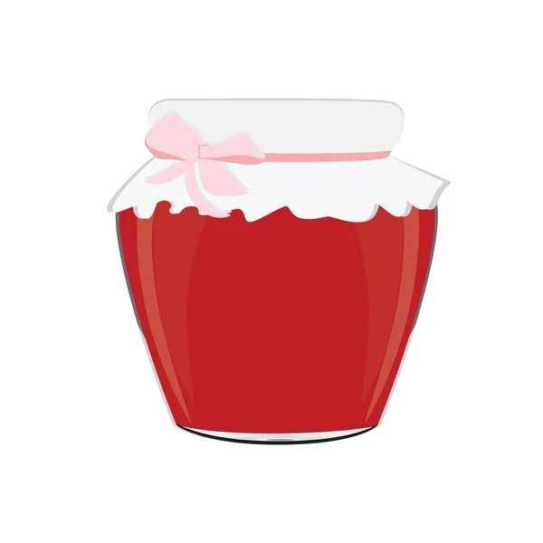 Strawberry jam — Stock Vector