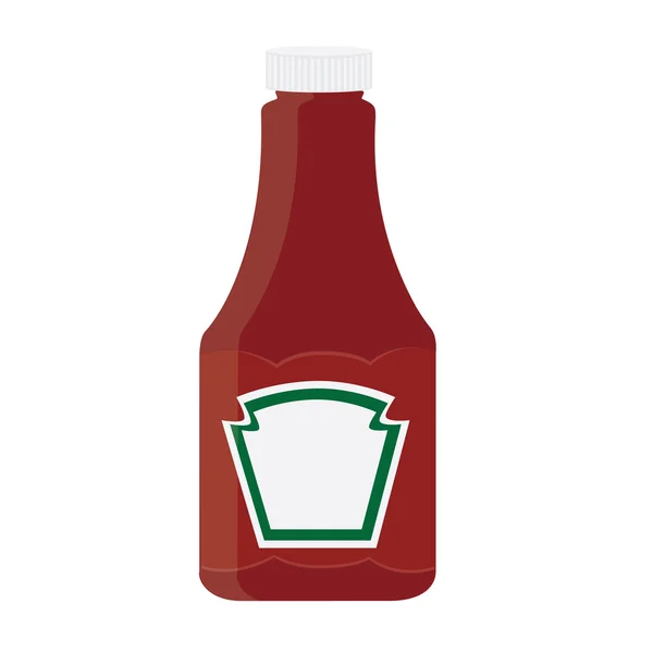 Flacone di ketchup — Vettoriale Stock