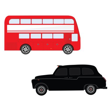 Londra otobüs ve taksi