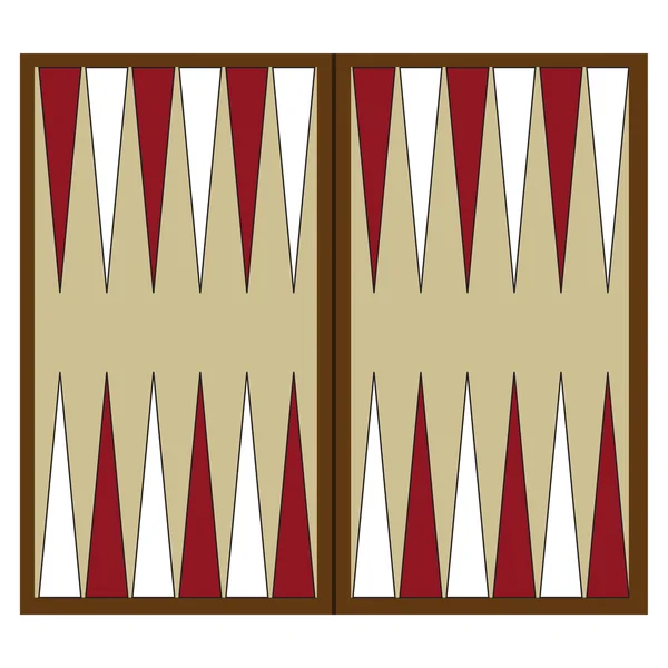 Backgammon juego — Vector de stock