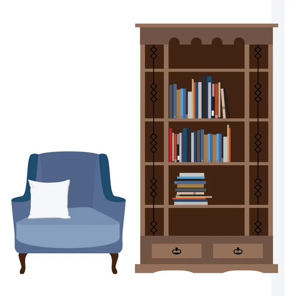 Sala de lectura — Archivo Imágenes Vectoriales
