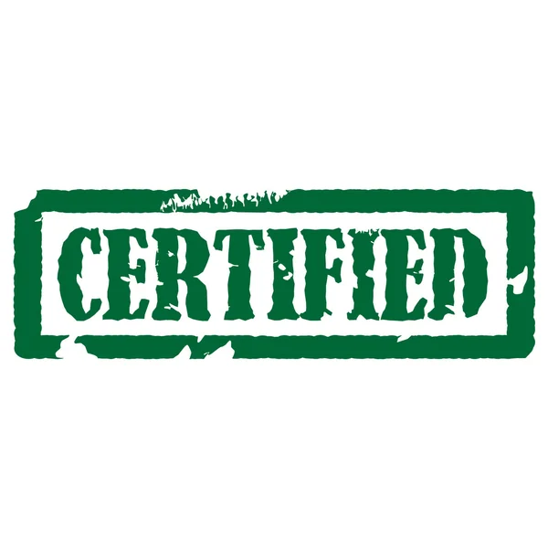 Sello certificado — Archivo Imágenes Vectoriales