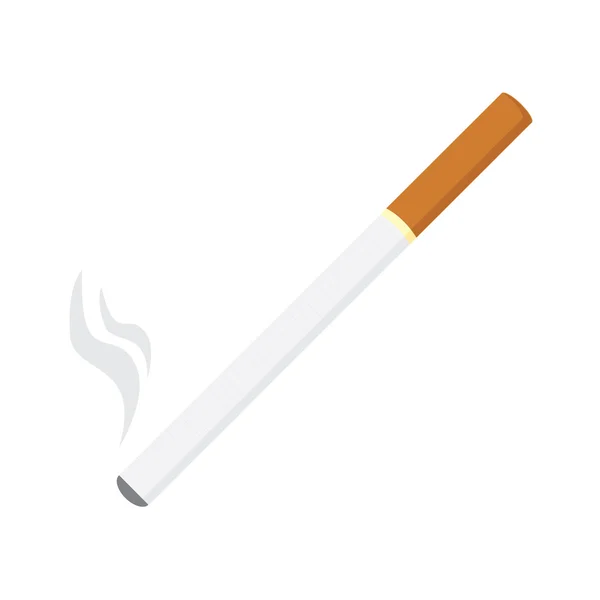 Brinnande cigarett — Stock vektor