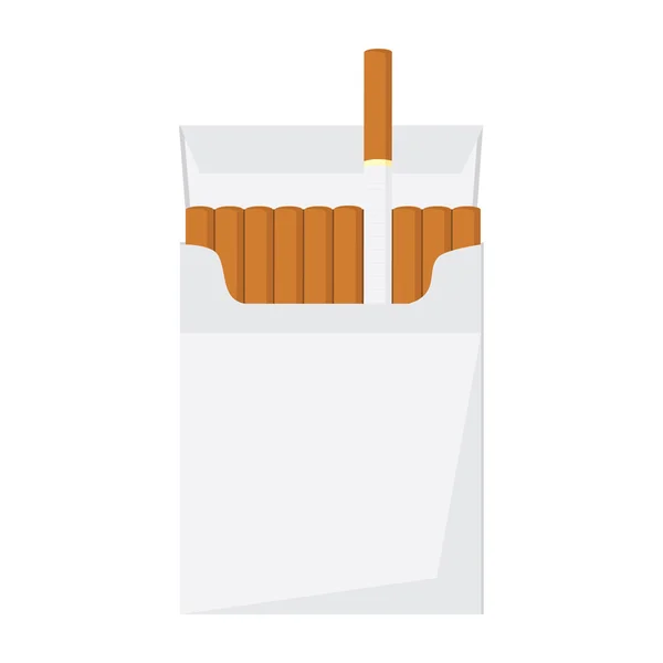 Envase de cigarrillos — Vector de stock