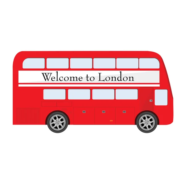 London piros busz — Stock Vector