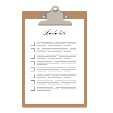 yapılacaklar listesi