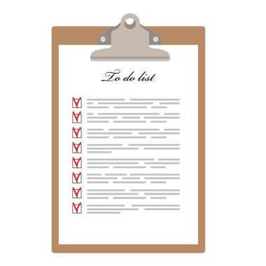 yapılacaklar listesi