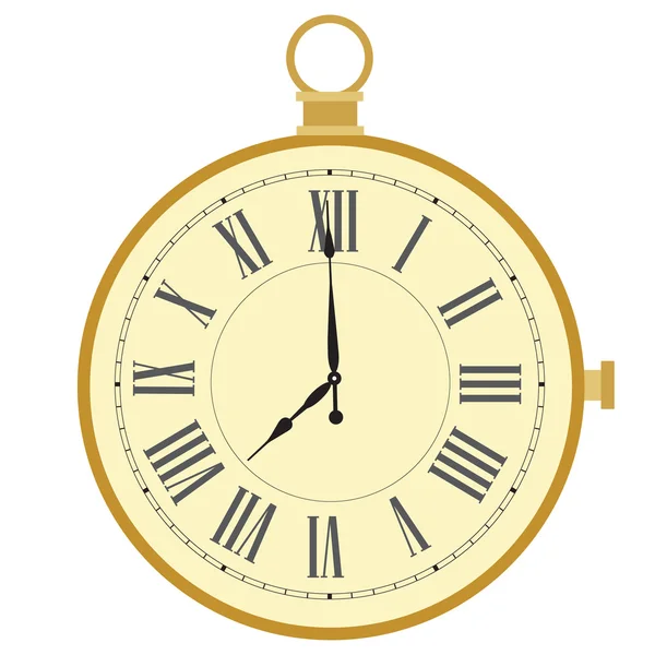 Reloj de bolsillo — Vector de stock