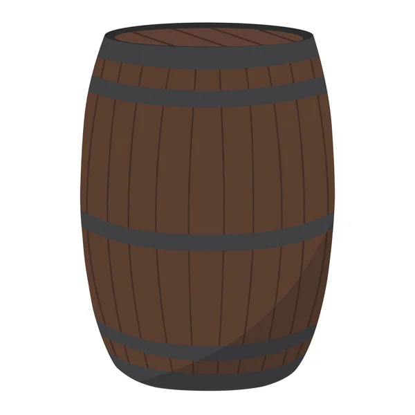 木制桶 — 图库矢量图片
