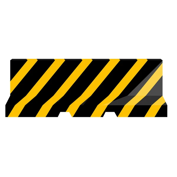 Road barrier — Stock Vector