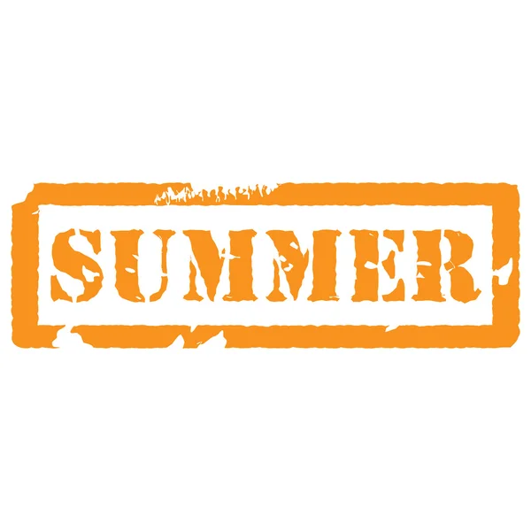 Timbre d'été — Image vectorielle