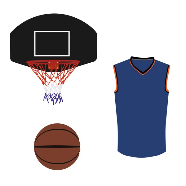 Set di icone da basket — Vettoriale Stock