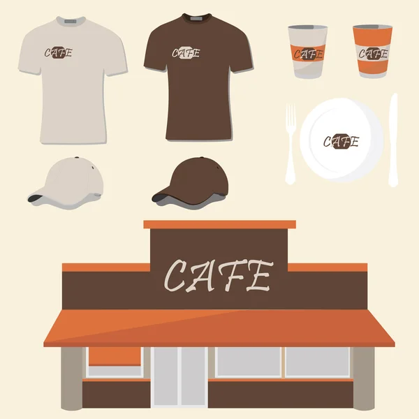 Diseño de café — Vector de stock