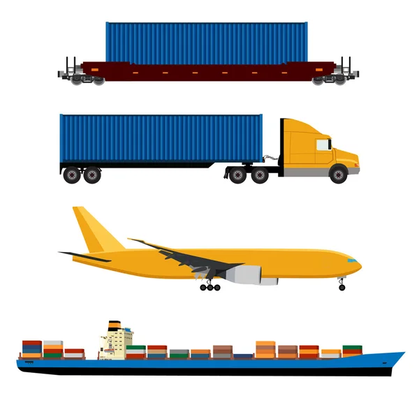 Logistique du réseau — Image vectorielle