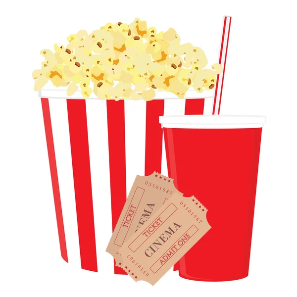 Conjunto de cine — Vector de stock