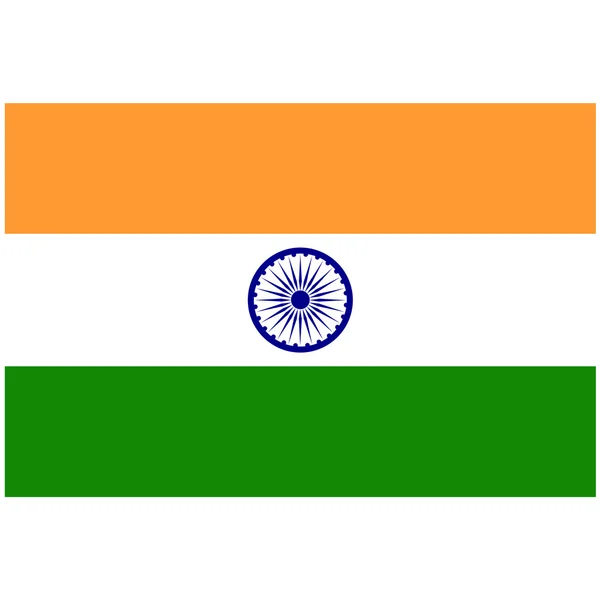 Bandera de India — Vector de stock