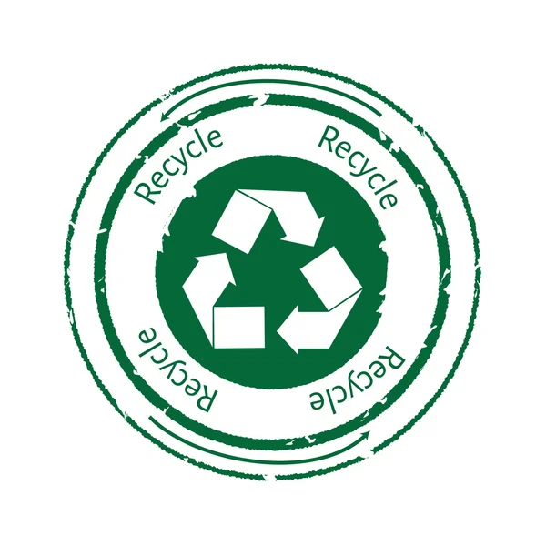Recycler timbre — Image vectorielle