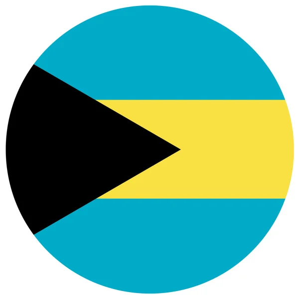 Vlag van de Bahamas — Stockvector