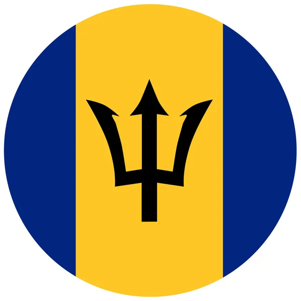 Vlag van Barbados — Stockvector