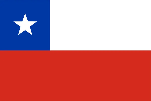 Bandeira do Chile —  Vetores de Stock