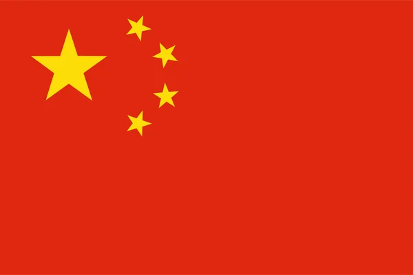 Bandera china — Vector de stock