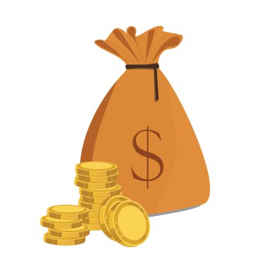 Para çantası ve bozuk para.