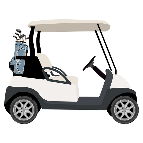 Golf arabası — Stok Vektör
