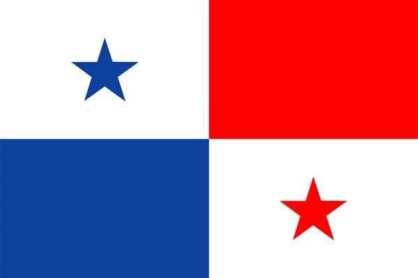 Bandeira do Panamá —  Vetores de Stock