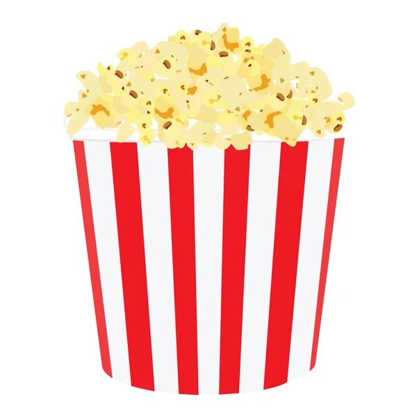 Box with popcorn, vector illustration — Stock Vector © Ferdiperdozniy